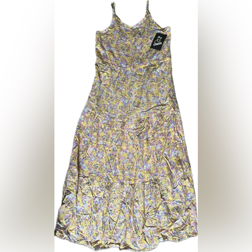 Art Class Floral Maxi Dress